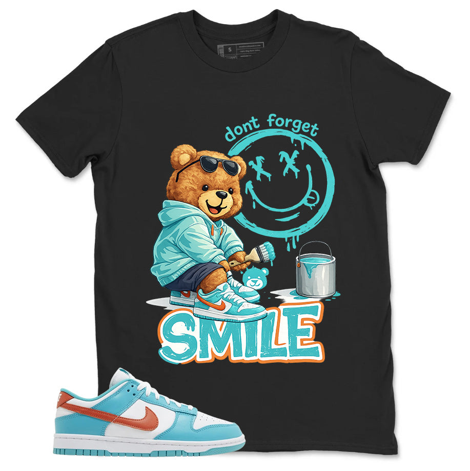 Smile Graffiti Shirt - Match Green Dunk Low Miami Dolphins