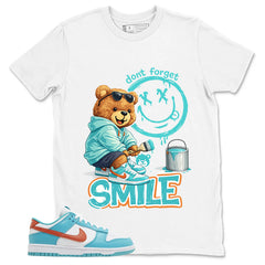 Smile Graffiti Shirt - Match Green Dunk Low Miami Dolphins