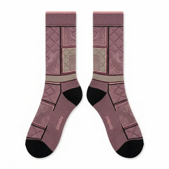 Smoky Mauve Socks – A Ma Maniere x Air Jordan 6 Retro Inspired Mid-Calf Unisex Crew Socks