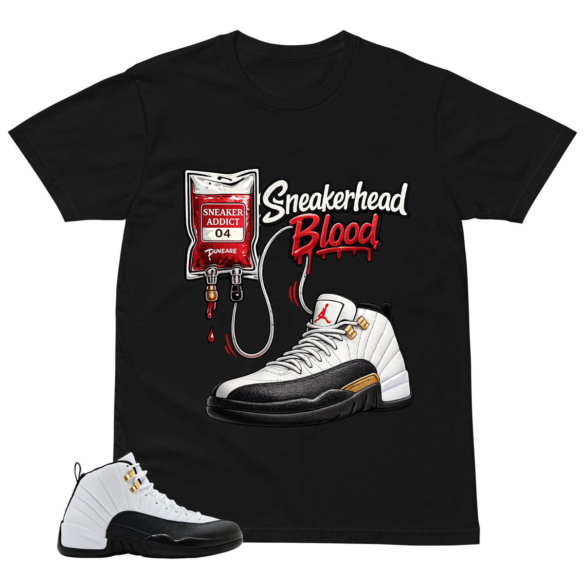 Sneakerhead Blood Shirt - Match Air Jordan 12 'Taxi'