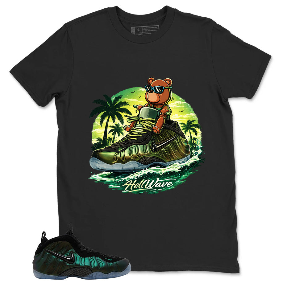 Sneaker Bear Jetski Shirt - Match Air Foamposite Pro Pine Green