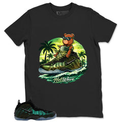 Sneaker Bear Jetski Shirt - Match Air Foamposite Pro Pine Green