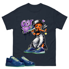 Sneaker Flex Graphic Tee, Shirt to Match Air Force 1 Mystic Navy, Air Force 1 Unisex Shirt