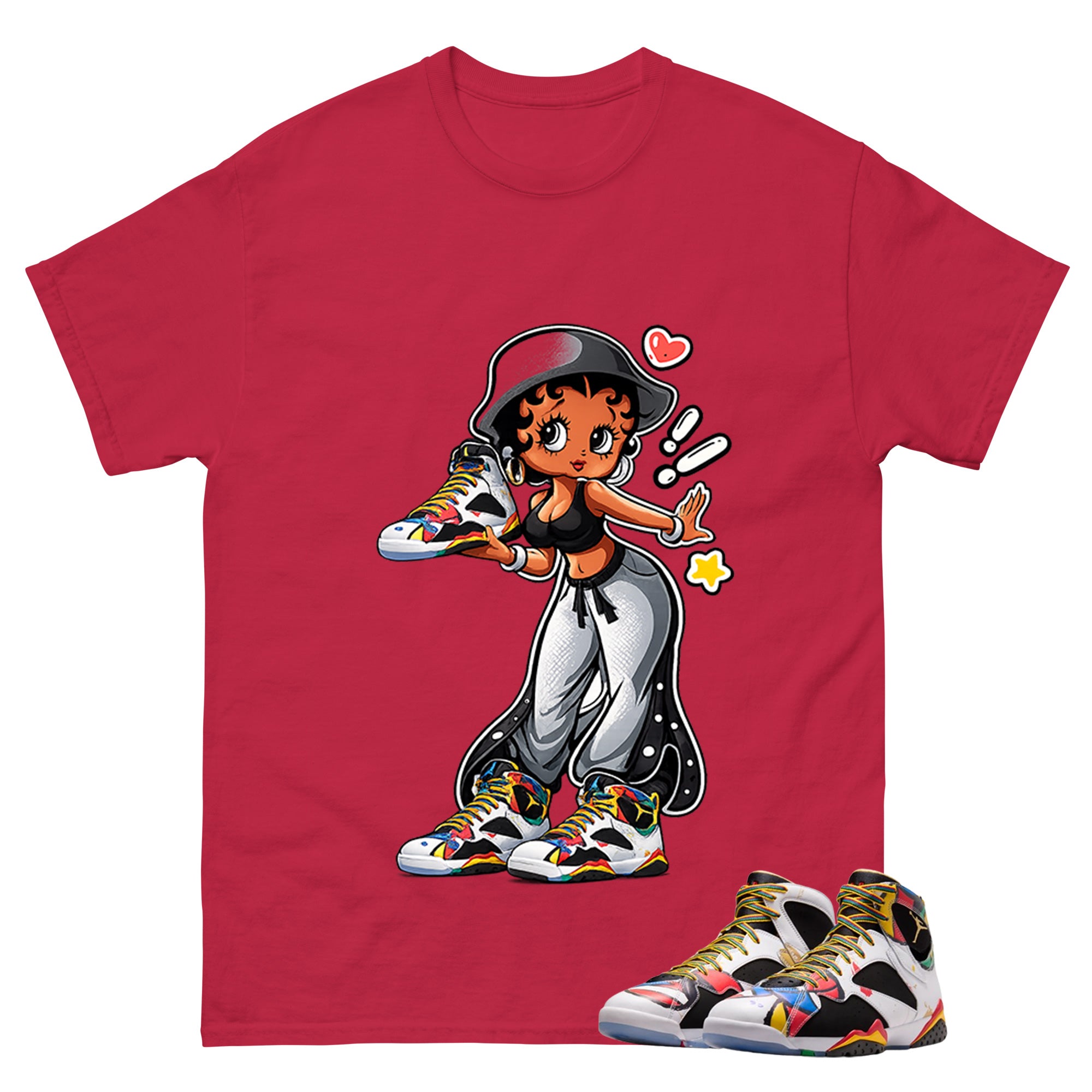 Sneaker Flex Graphic Tee, Shirt to Match Air Jordan 7 Miro, Air Jordan 7 Miro Unisex Shirt