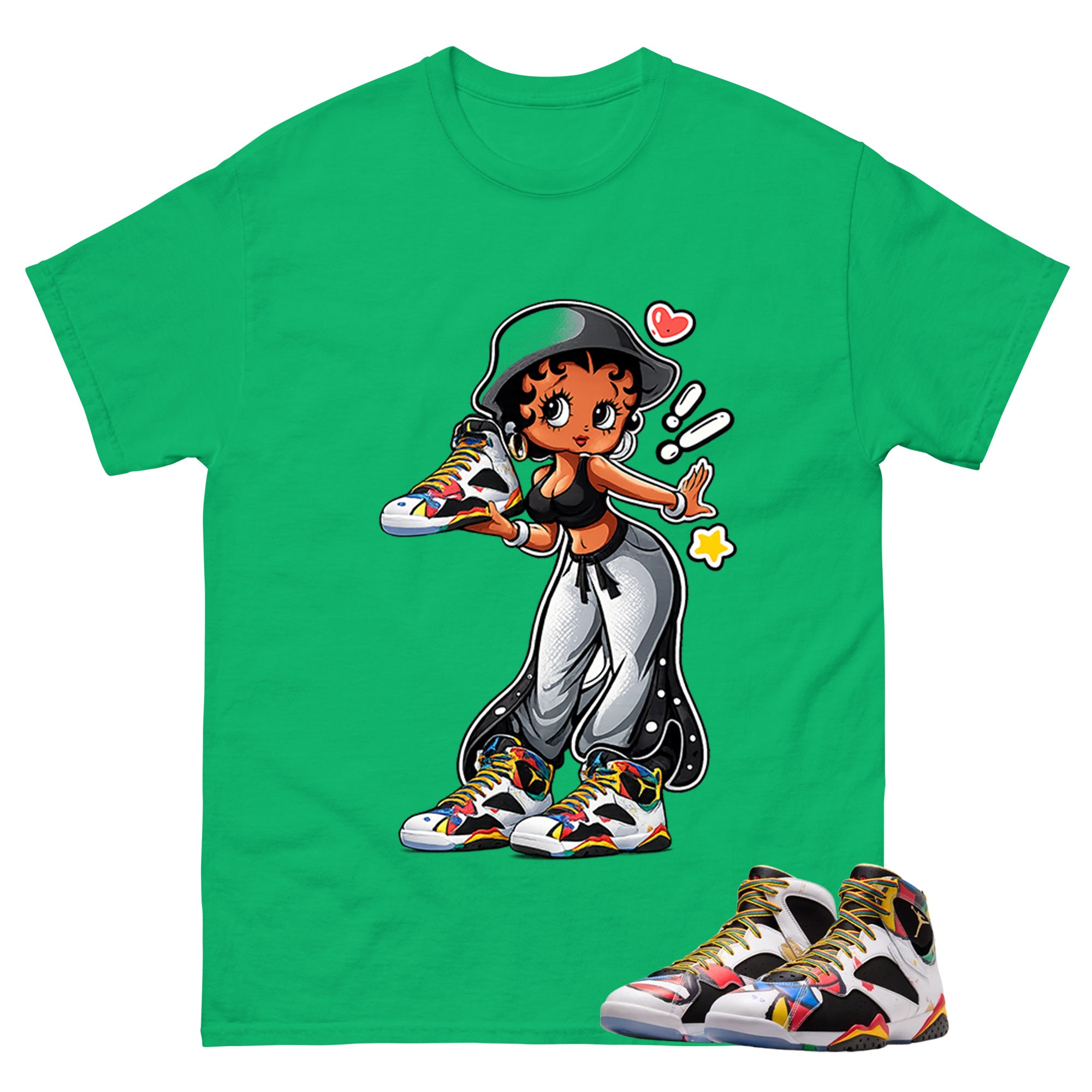 Sneaker Flex Graphic Tee, Shirt to Match Air Jordan 7 Miro, Air Jordan 7 Miro Unisex Shirt