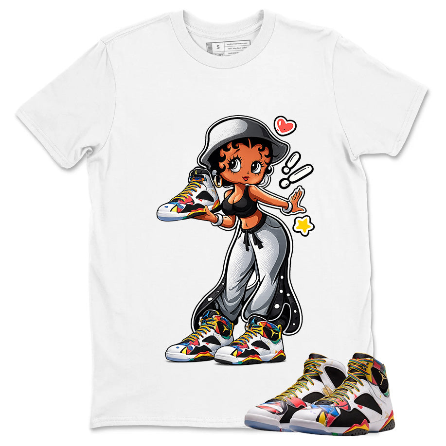Sneaker Flex Graphic Tee, Shirt to Match Air Jordan 7 Miro, Air Jordan 7 Miro Unisex Shirt