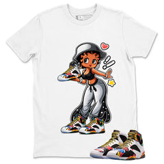 Sneaker Flex Graphic Tee, Shirt to Match Air Jordan 7 Miro, Air Jordan 7 Miro Unisex Shirt
