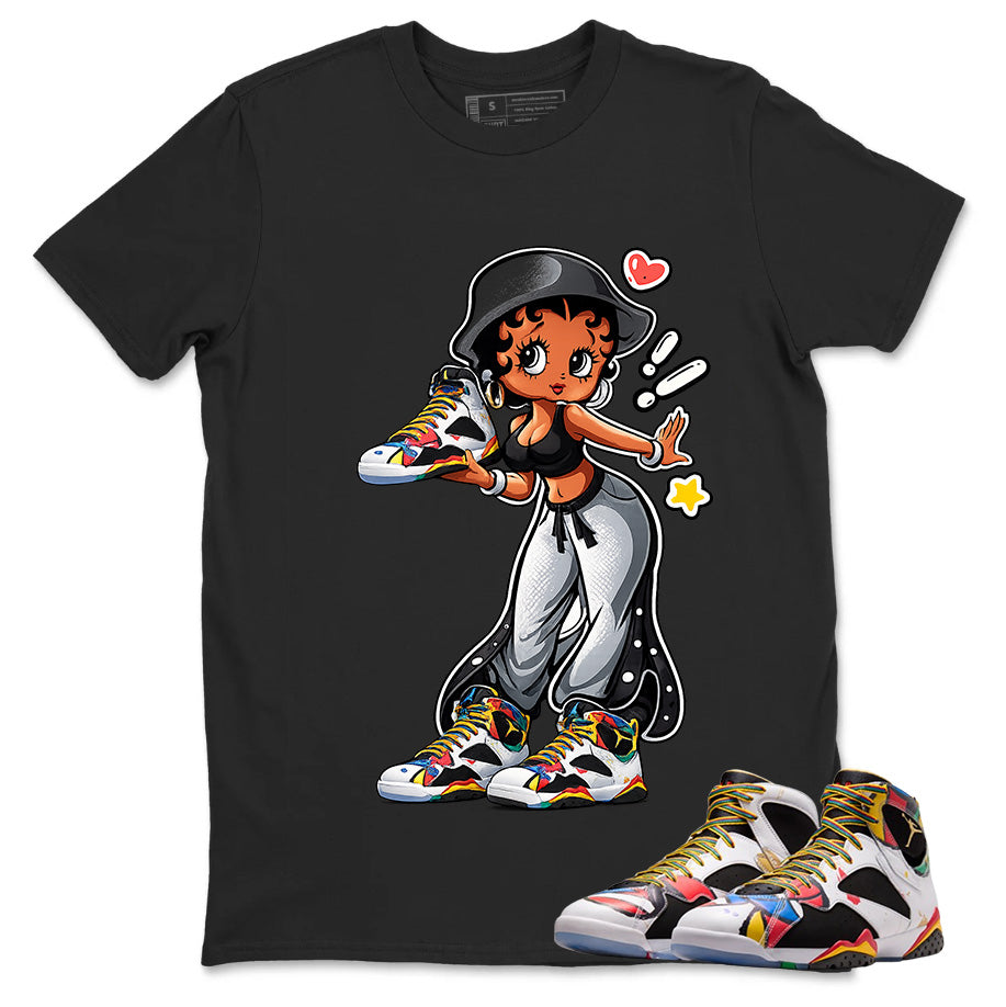 Sneaker Flex Graphic Tee, Shirt to Match Air Jordan 7 Miro, Air Jordan 7 Miro Unisex Shirt