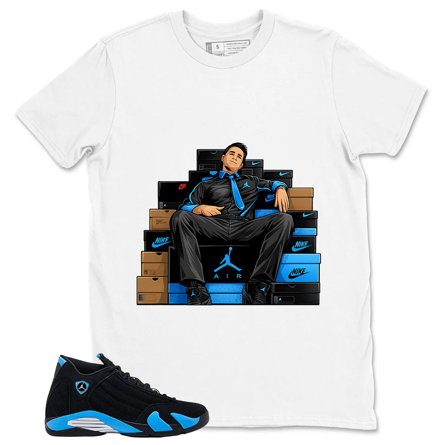 Sneaker Fresh Shirt - Match Air Jordan 14 Black University Blue 2026