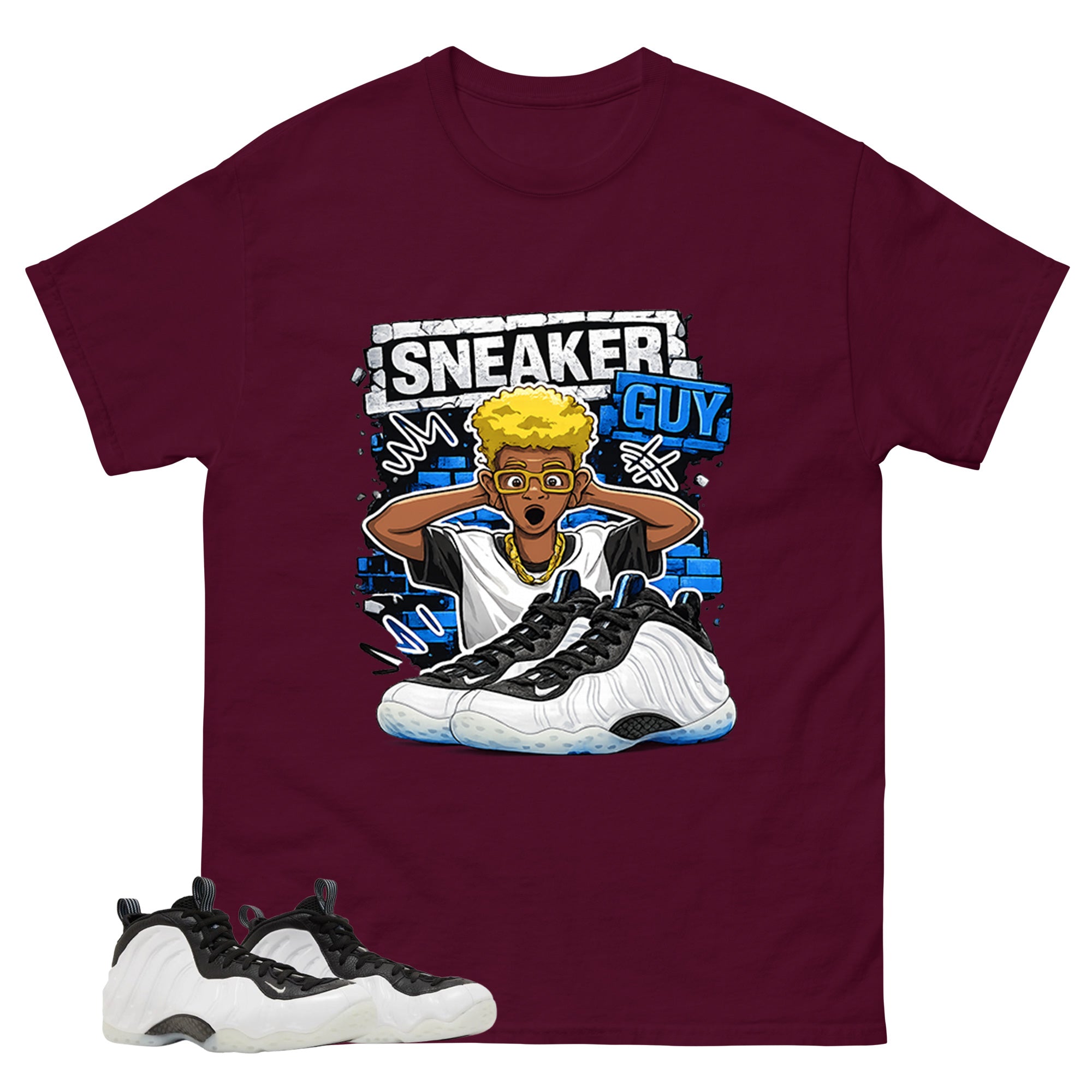 Sneaker Guy Graphic Tee - Shirt to Match Air Foamposite One Penny