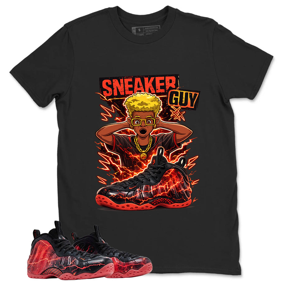 Sneaker Guy Graphic Tee, Shirt to Match Air Foamposite Stranger Things, Air Foamposite Unisex Blue Shirt