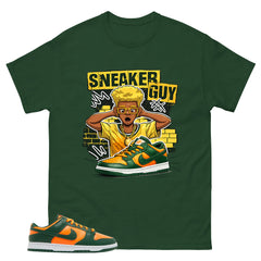 Sneaker Guy Shirt - Match Green Dunk Low Miami Hurricanes