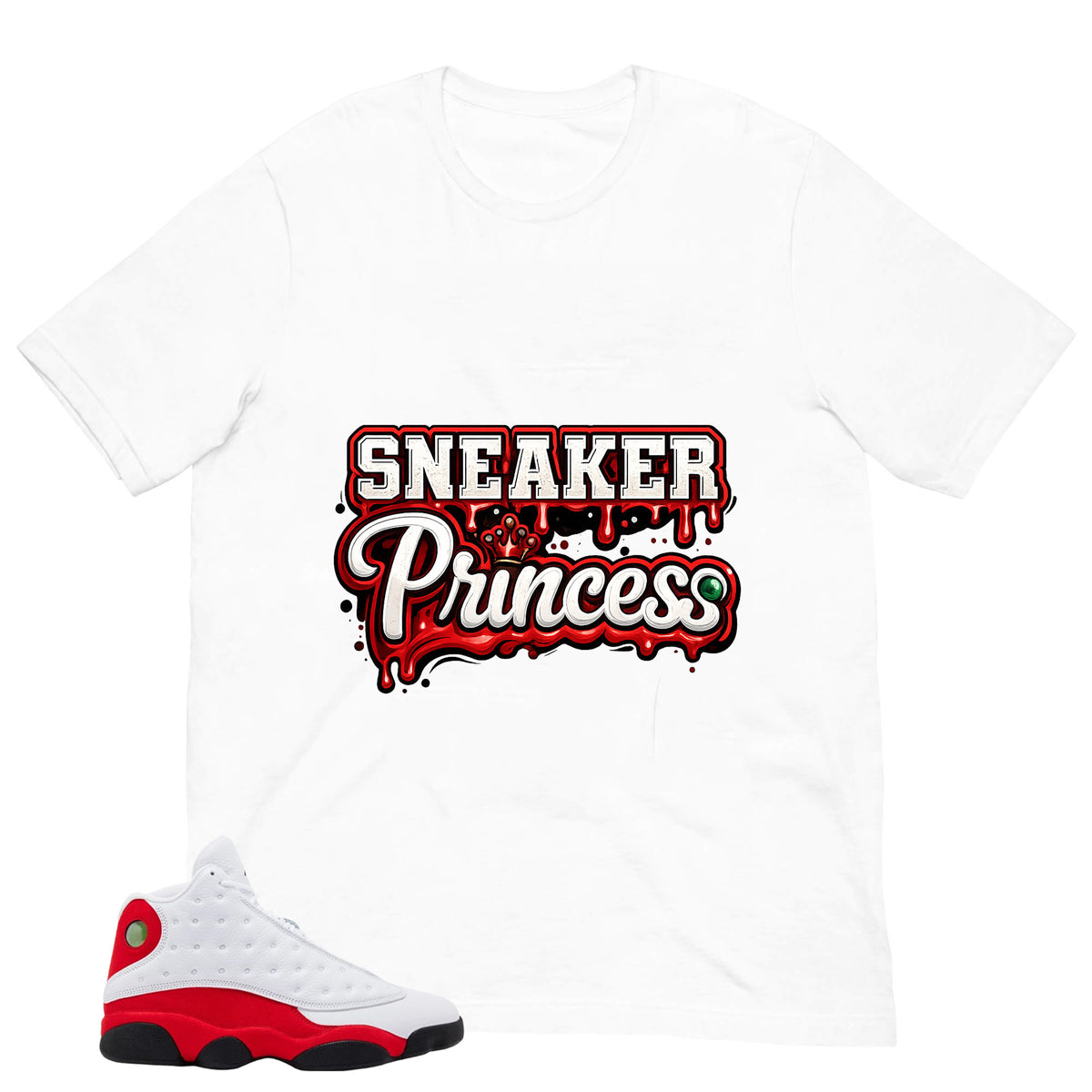 Sneaker Princess Shirt - Match Air Jordan 13 'True Red' 2026