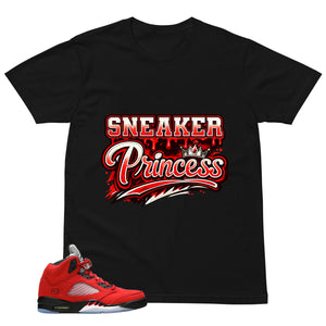 Graphic Tee Sneaker Princess Shirt Match 5s Raging Bull