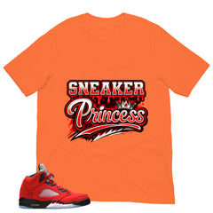 Graphic Tee Sneaker Princess Shirt Match 5s Raging Bull