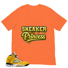 Graphic Tee to Matching T23 Tokyo 5s Sneaker Princess Shirt