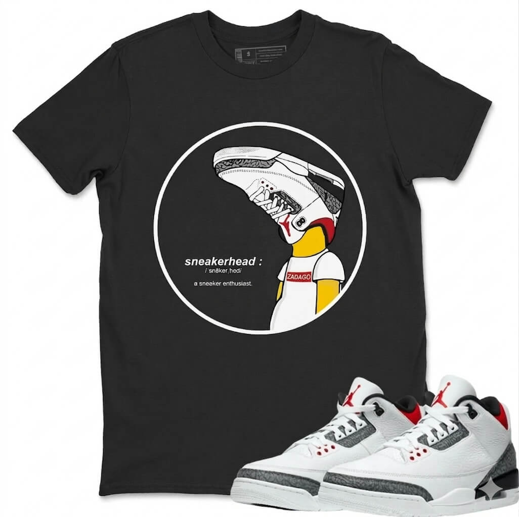 Sneakerhead Shirt - Match Air Jordan 3 Fire Red