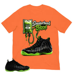 Sneakerhead Blood Shirt - Match Air Foamposite One Black Volt