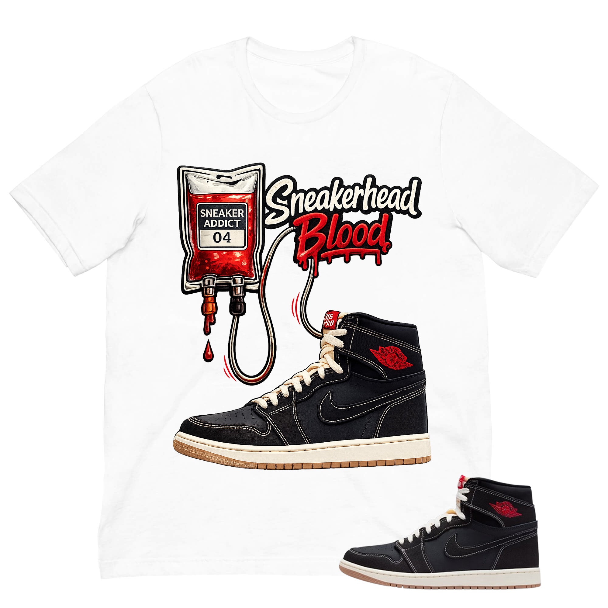 Sneakerhead Blood Shirt - Match Air Jordan 1 Flight Club