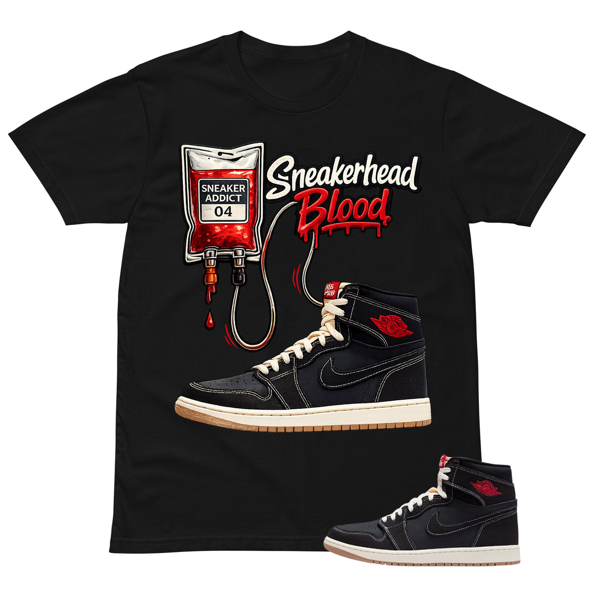 Sneakerhead Blood Shirt - Match Air Jordan 1 Flight Club