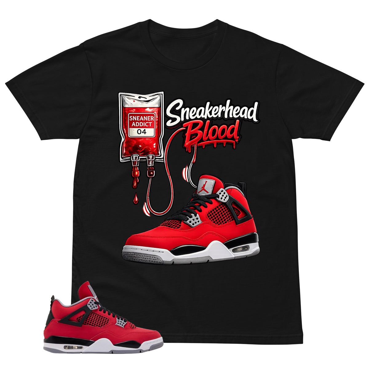 Sneakerhead Blood Shirt - Match Air Jordan 4 Toro Bravo