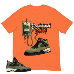 Sneakerhead Blood Shirt - Match  Air Jordan 4 Undefeated