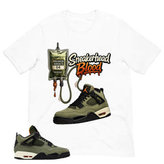 Sneakerhead Blood Shirt - Match  Air Jordan 4 Undefeated