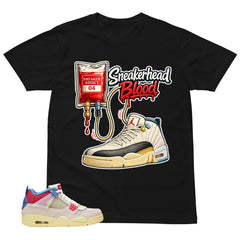 Sneakerhead Blood Shirt - Match Union LA x Air Jordan 4 Guava Ice