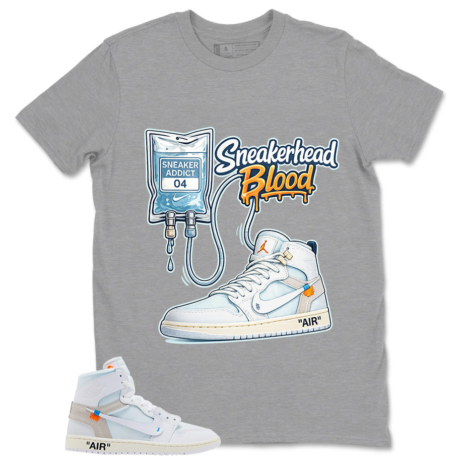 Sneakerhead Blood Shirt - Match Virgil Abloh x Air Jordan 1 Alaska