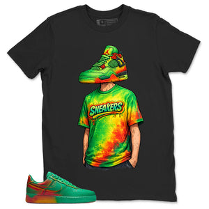 Sneakerhead Shirt - Match Air Force 1 Stadium Green Crimson