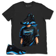 Sneakerhead Shirt - Match Air Jordan 14 Black University Blue 2026
