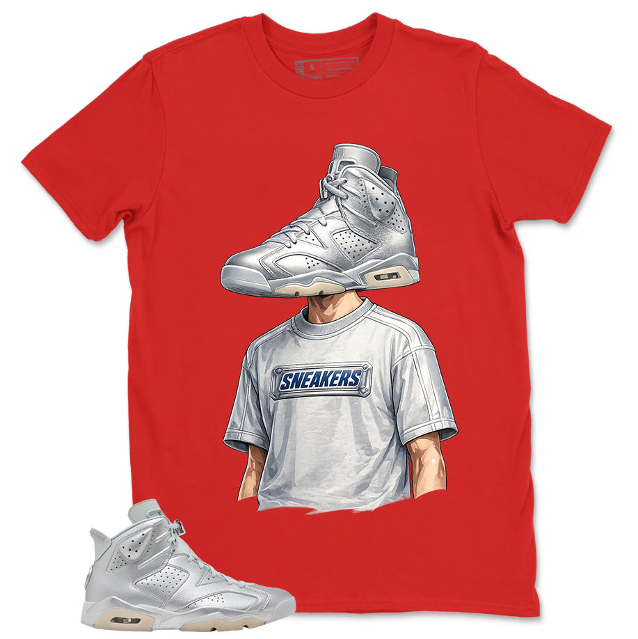 Sneakerhead Shirt - Match Air Jordan 6 x Paris Saint-Germain Metallic Silver