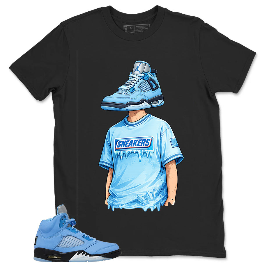 Graphic Tee to Matching 5s UNC Sneakerhead Shirt