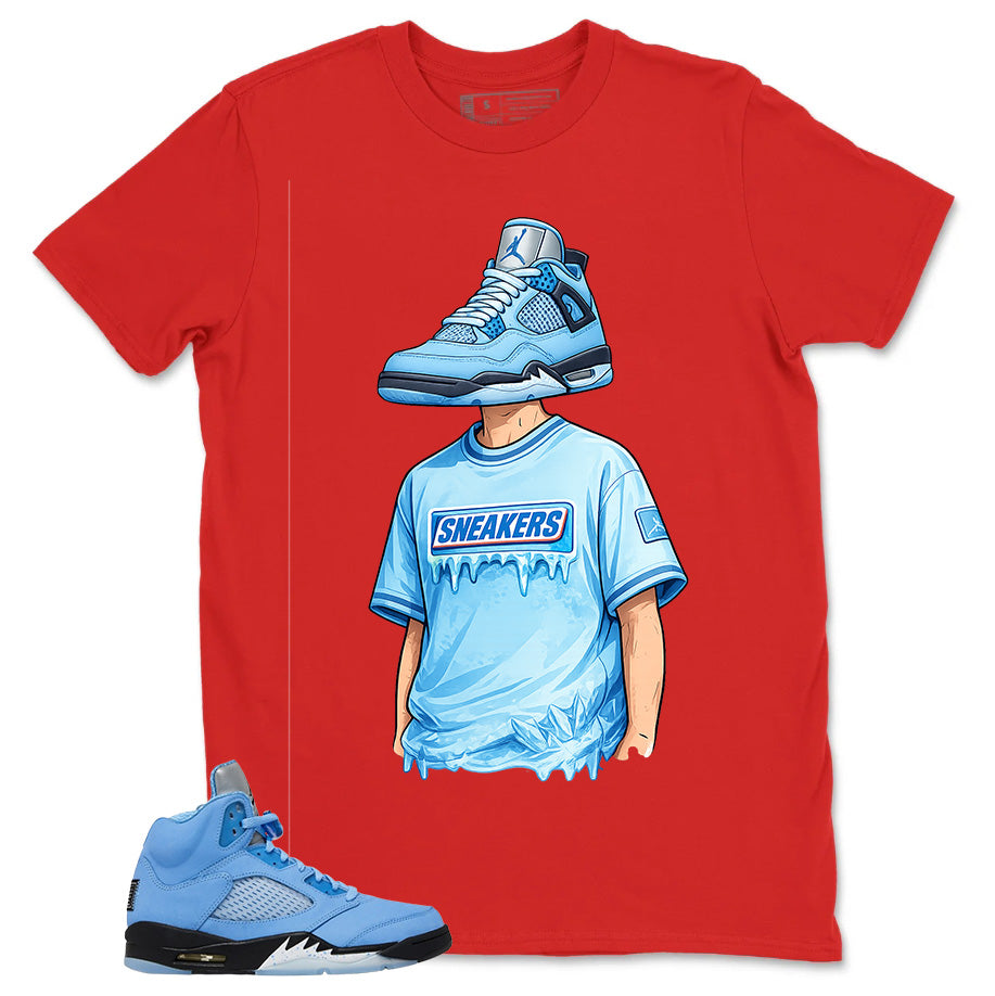 Graphic Tee to Matching 5s UNC Sneakerhead Shirt