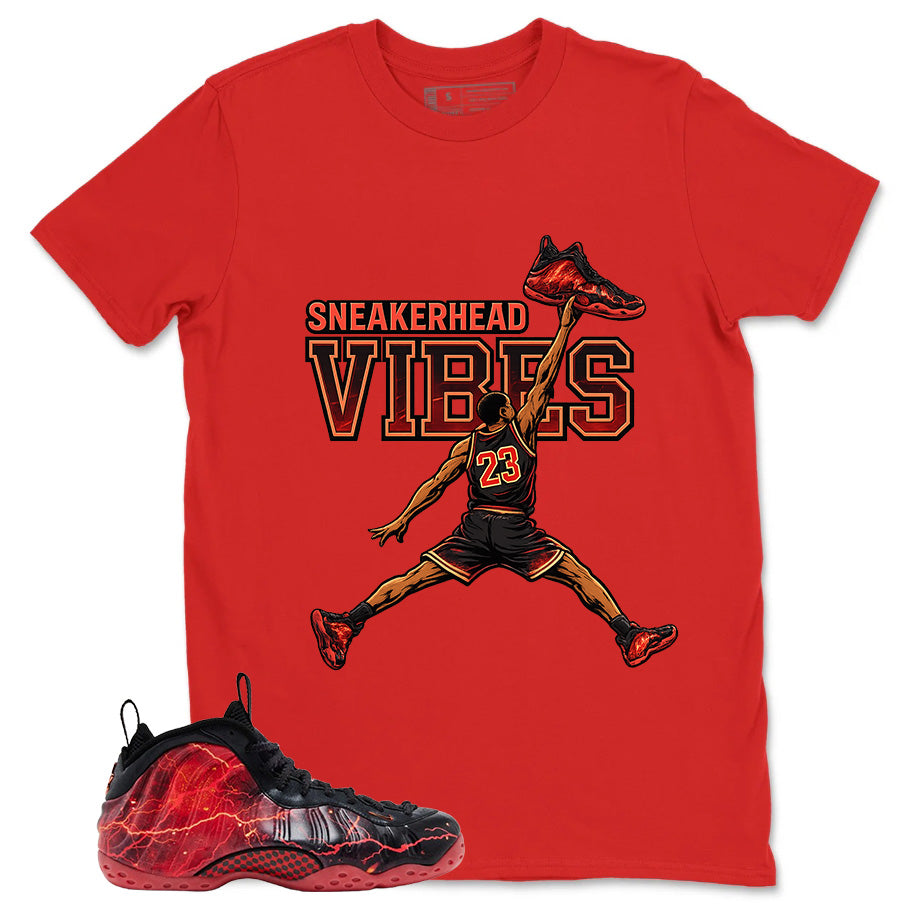 Sneakerhead Vibes Graphic Tee, Shirt to Match Air Foamposite Stranger Things, Air Foamposite Unisex Blue Shirt
