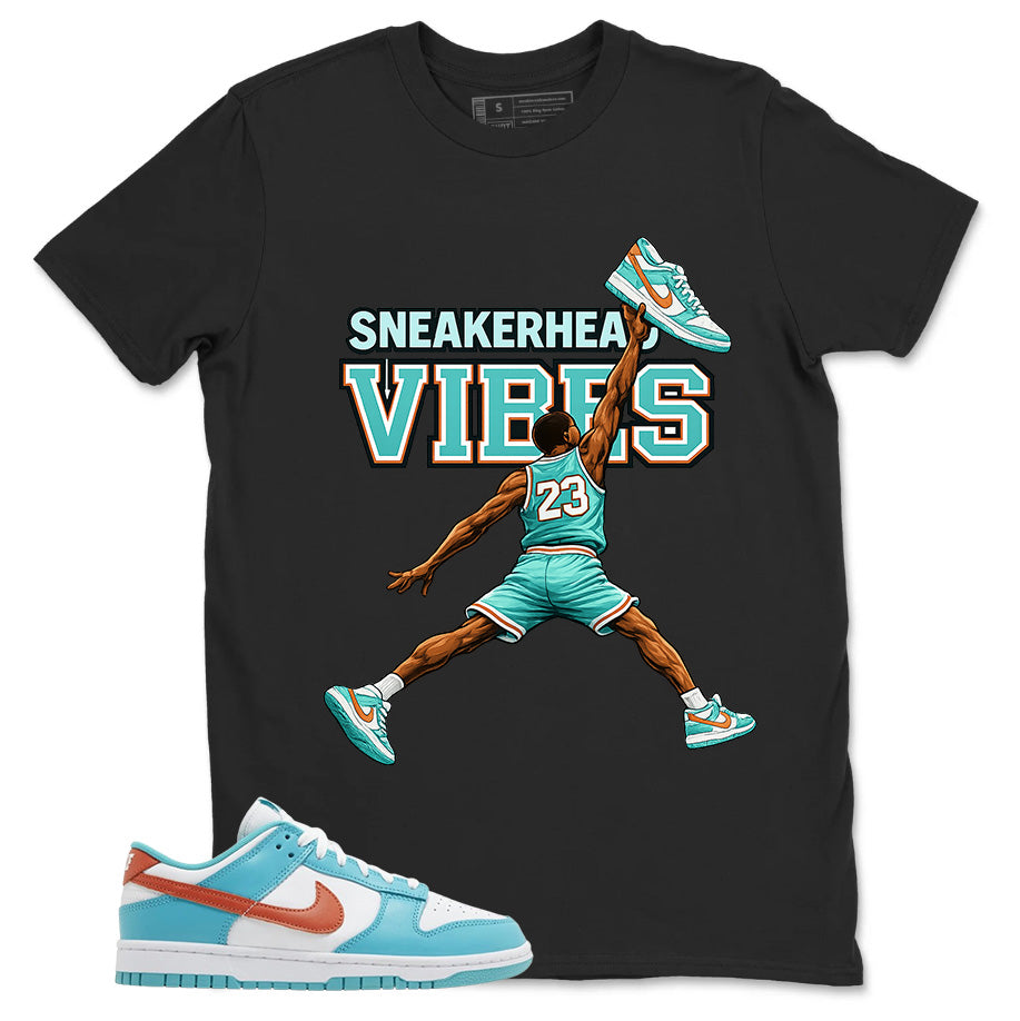 Sneakerhead Vibes Shirt - Match Green Dunk Low Miami Dolphins