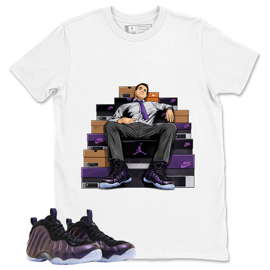 Sole Boss Graphic Tee, Shirt to Match Air Foamposite One Eggplant, Air Foamposite Unisex Purple Shirt
