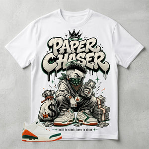 SoleFly Miami 3s Zadago Shirt Paper Chaser Gang Graphic