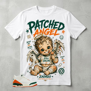SoleFly Miami 3s Zadago Shirt Patched Angel Graphic