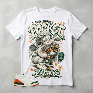 SoleFly Miami 3s Zadago Shirt Pocket Change Graphic