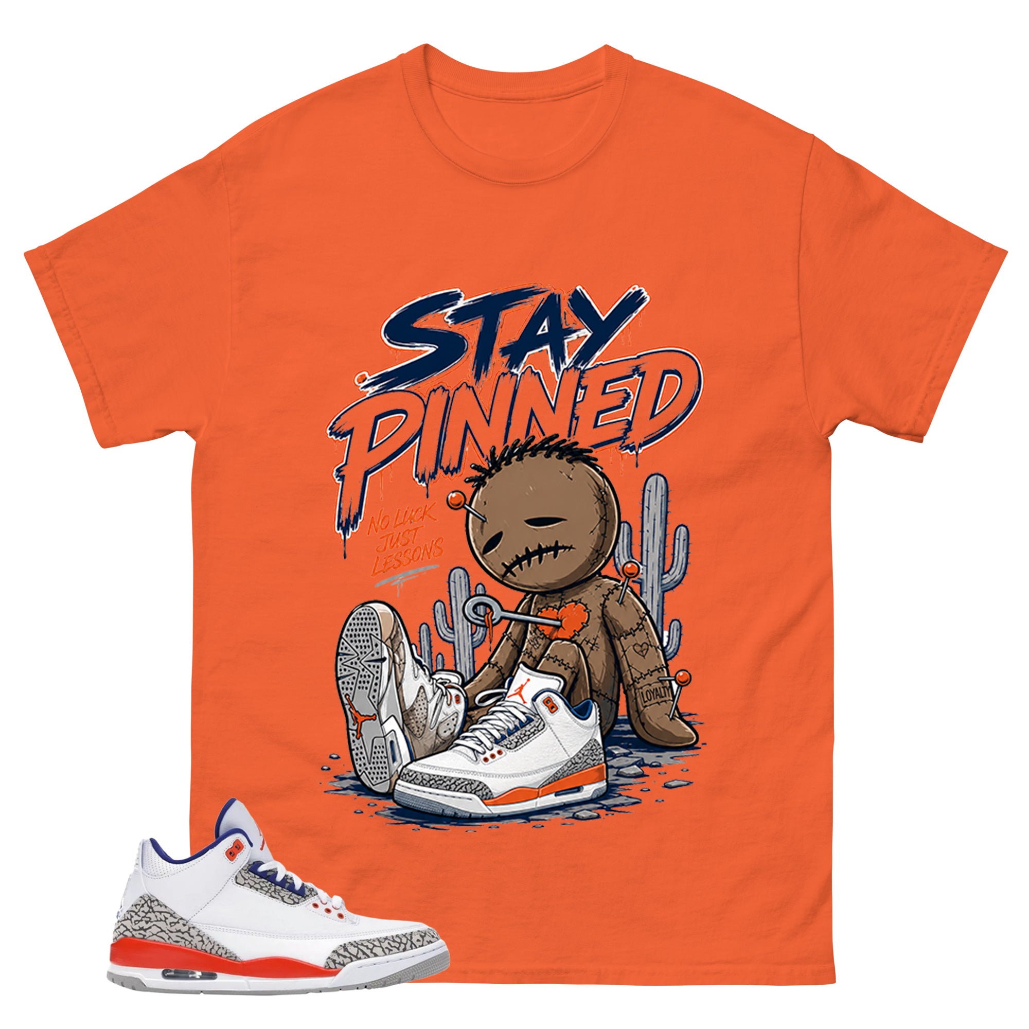 Stay Pinned Shirt - Match Blue Air Jordan 3 Knicks