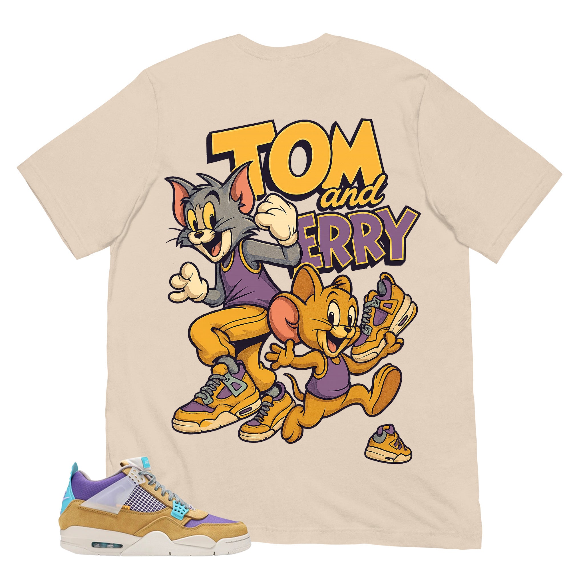 T&J Sneaker Shirt - Match Union LA x Air Jordan 4 Desert Moss