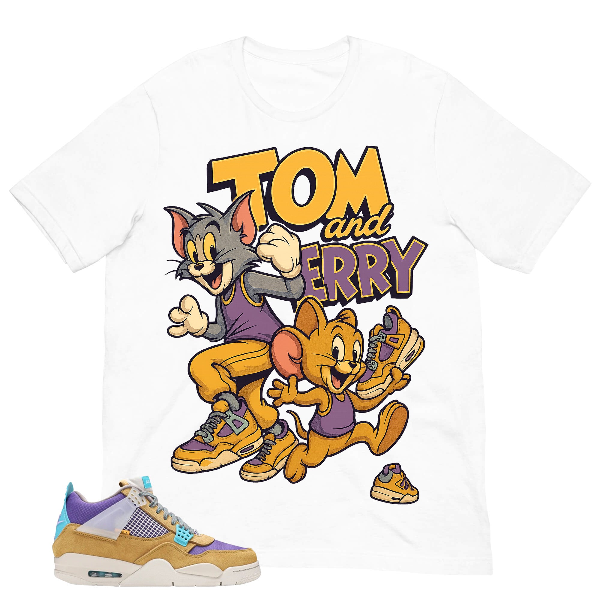 T&J Sneaker Shirt - Match Union LA x Air Jordan 4 Desert Moss