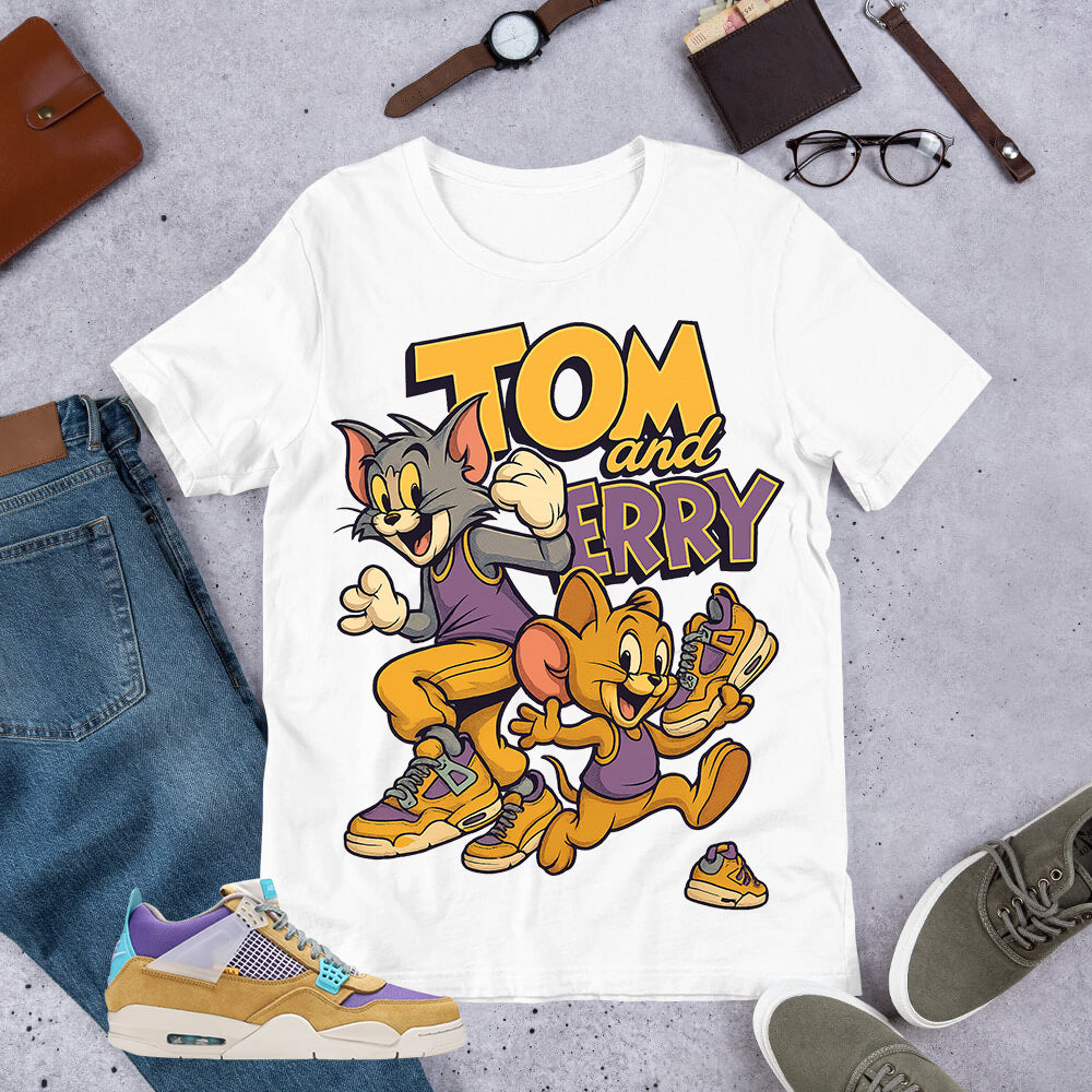 T&J Sneaker Shirt - Match Union LA x Air Jordan 4 Desert Moss