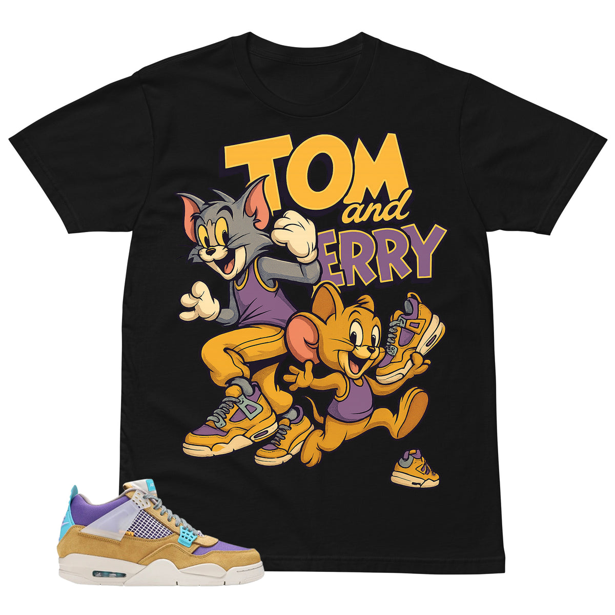 T&J Sneaker Shirt - Match Union LA x Air Jordan 4 Desert Moss