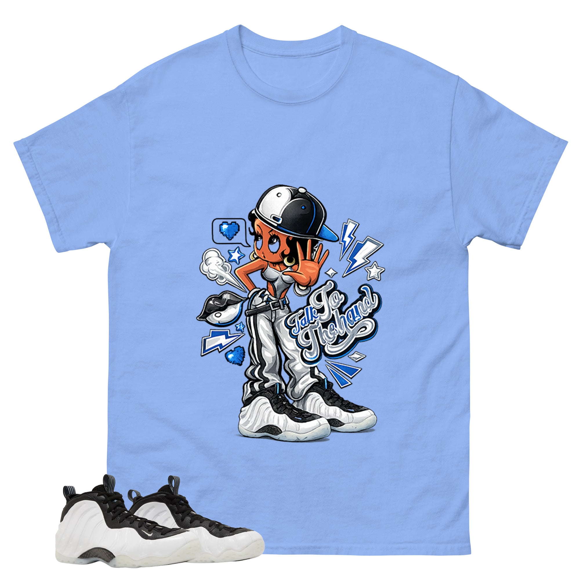 Talk To The Hand Graphic Tee - Shirt to Match Air Foamposite One Penny