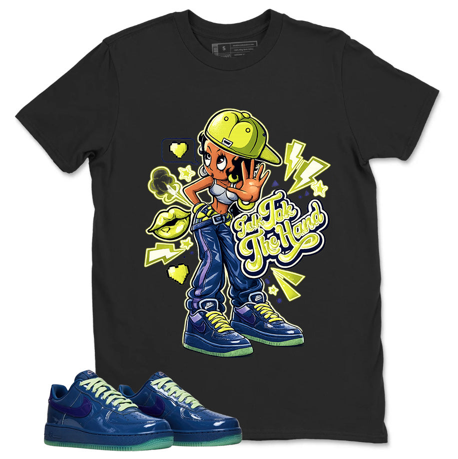 Talk To The Hand Graphic Tee, Shirt to Match Air Force 1 Mystic Navy, Air Force 1 Unisex Shirt