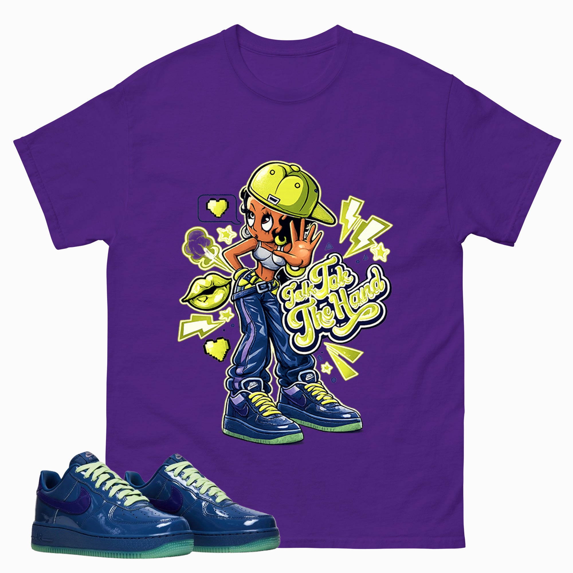 Talk To The Hand Graphic Tee, Shirt to Match Air Force 1 Mystic Navy, Air Force 1 Unisex Shirt