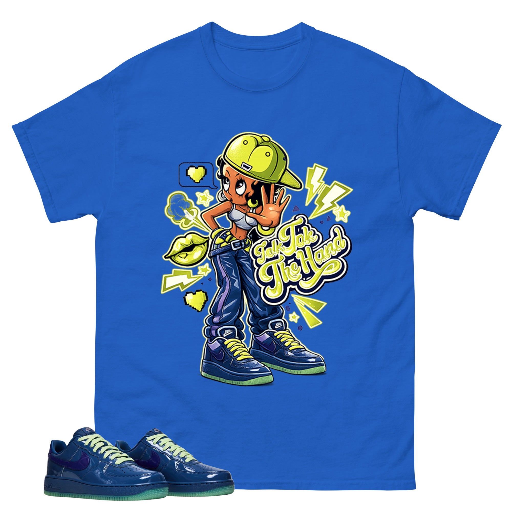 Talk To The Hand Graphic Tee, Shirt to Match Air Force 1 Mystic Navy, Air Force 1 Unisex Shirt