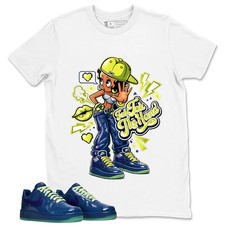 Talk To The Hand Graphic Tee, Shirt to Match Air Force 1 Mystic Navy, Air Force 1 Unisex Shirt
